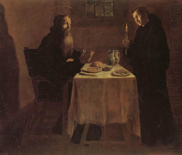 unknow artist St.Benedict's Supper china oil painting image